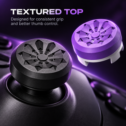 Textured thumb grip top